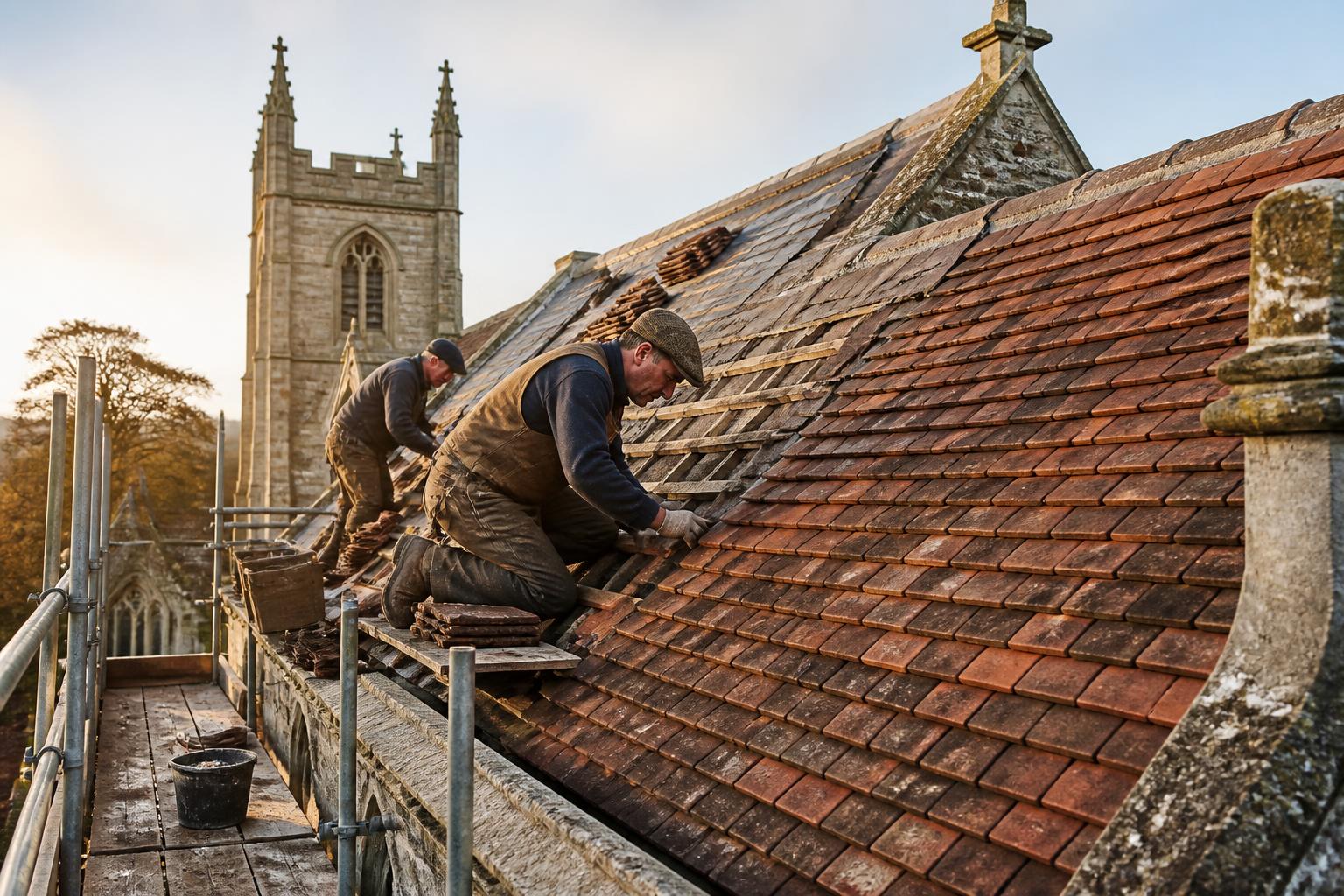 St Mary's Church — Heritage clay tile restoration